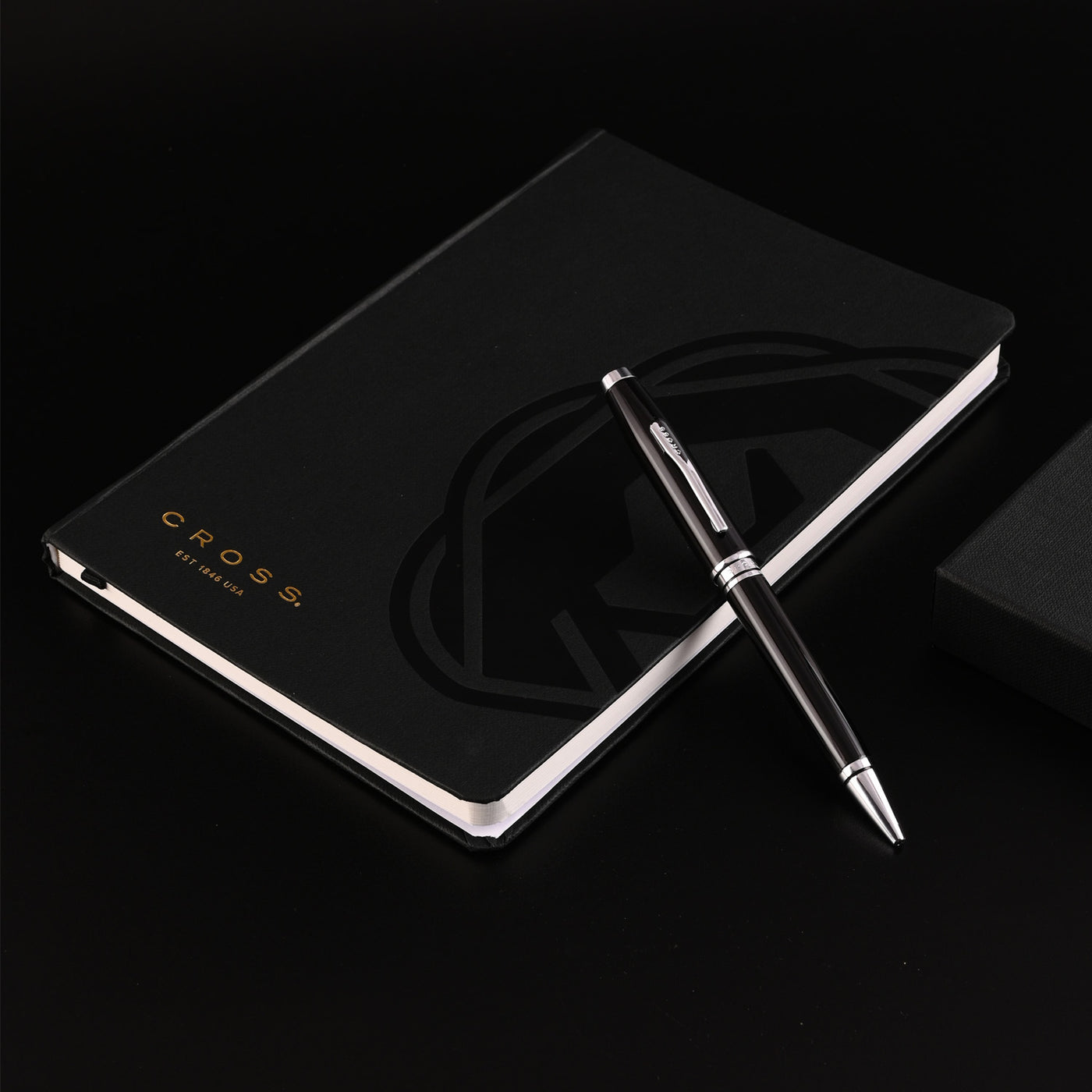 Cross Gift Set - Coventry Black CT Ball Pen with Black A5 Journal 5