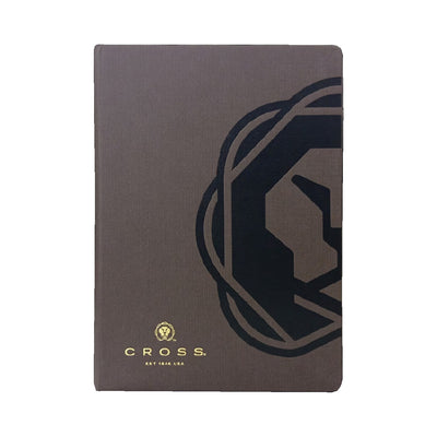 Cross Gift Set - Coventry Black CT Ball Pen with Brown A5 Journal