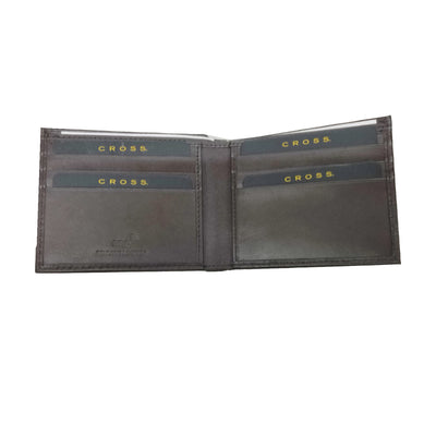 Cross Gift Set - Coventry Black CT Ball Pen with Brown Card Wallet