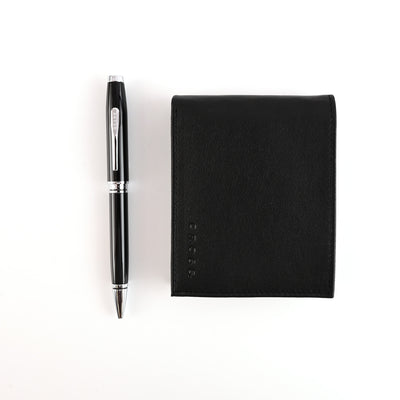 Cross Gift Set - Coventry Black CT Ball Pen with Wallet 2