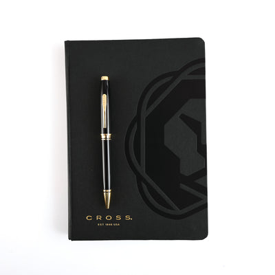 Cross Gift Set - Coventry Black GT Ball Pen with Black A5 Journal 2