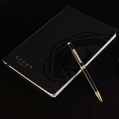 Cross Gift Set - Coventry Black GT Ball Pen with Black A5 Journal 4