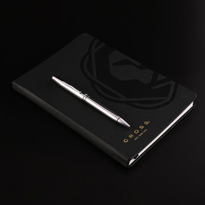 Cross Gift Set - Coventry Chrome Ball Pen with Black A5 Journal 3