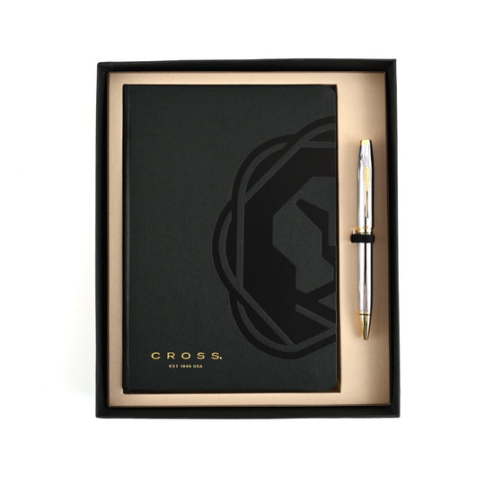 Cross Gift Set - Coventry Medalist Ball Pen with Black A5 Journal