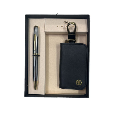 Cross Gift Set - Coventry Medalist Ball Pen with Black Key Holder