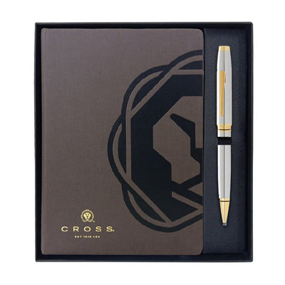 Cross Gift Set - Coventry Medalist Ball Pen with Brown A5 Journal