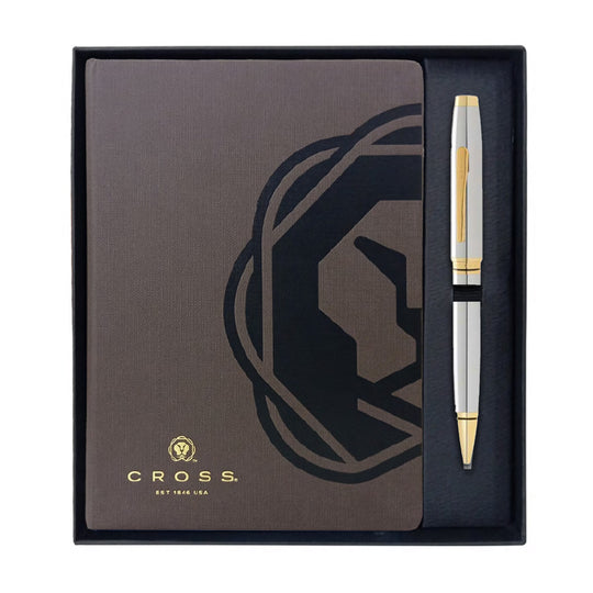 Cross Gift Set - Coventry Medalist Ball Pen with Brown A5 Journal
