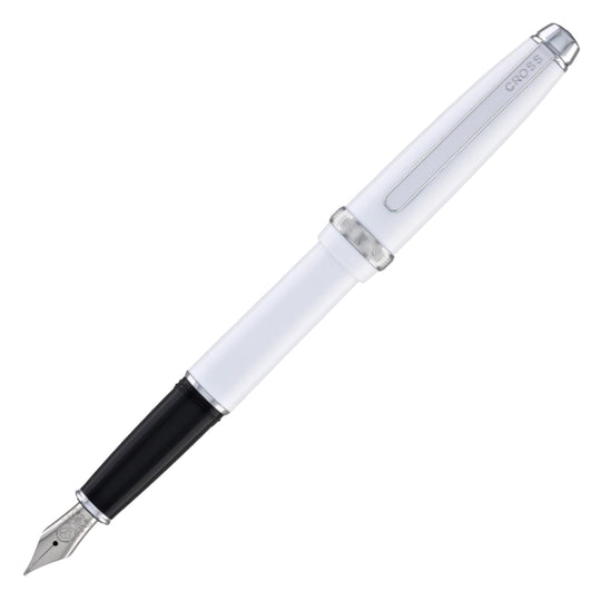 Cross Lume Fountain Pen - Porcelain White CT