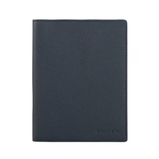 Cross Saffiano Leather 4cc Passport Holder - Navy Blue