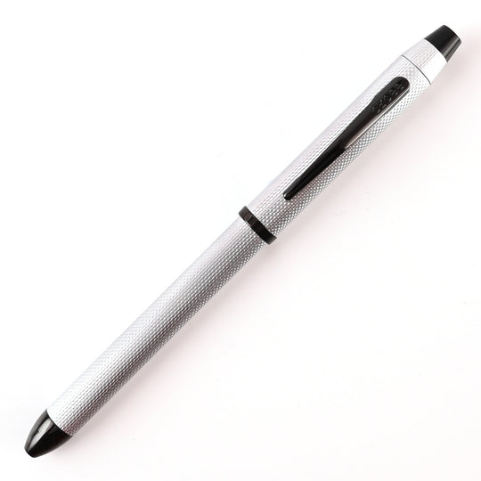 Cross Tech3+ Multifunction Ball Pen - Brushed Chrome PVD