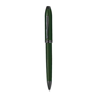 Cross Townsend Ball Pen - Matte Green Micro Knurl PVD