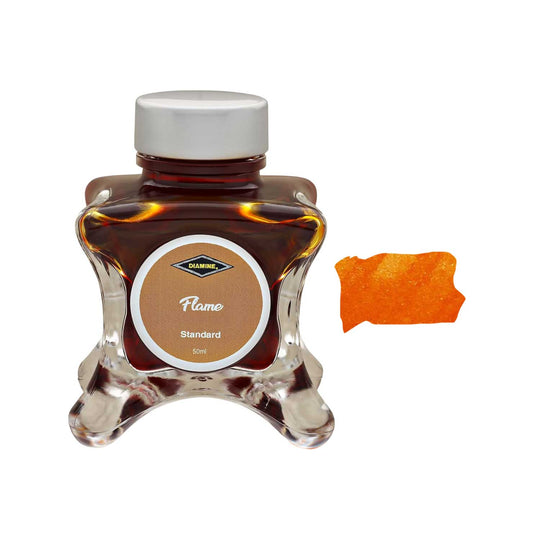 Diamine Inkvent Standard Ink Bottle, Flame - 50ml