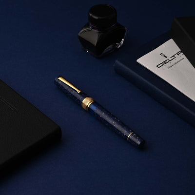 Delta Lapis Blue GT Celluloid Limited Edition Fountain Pen 11