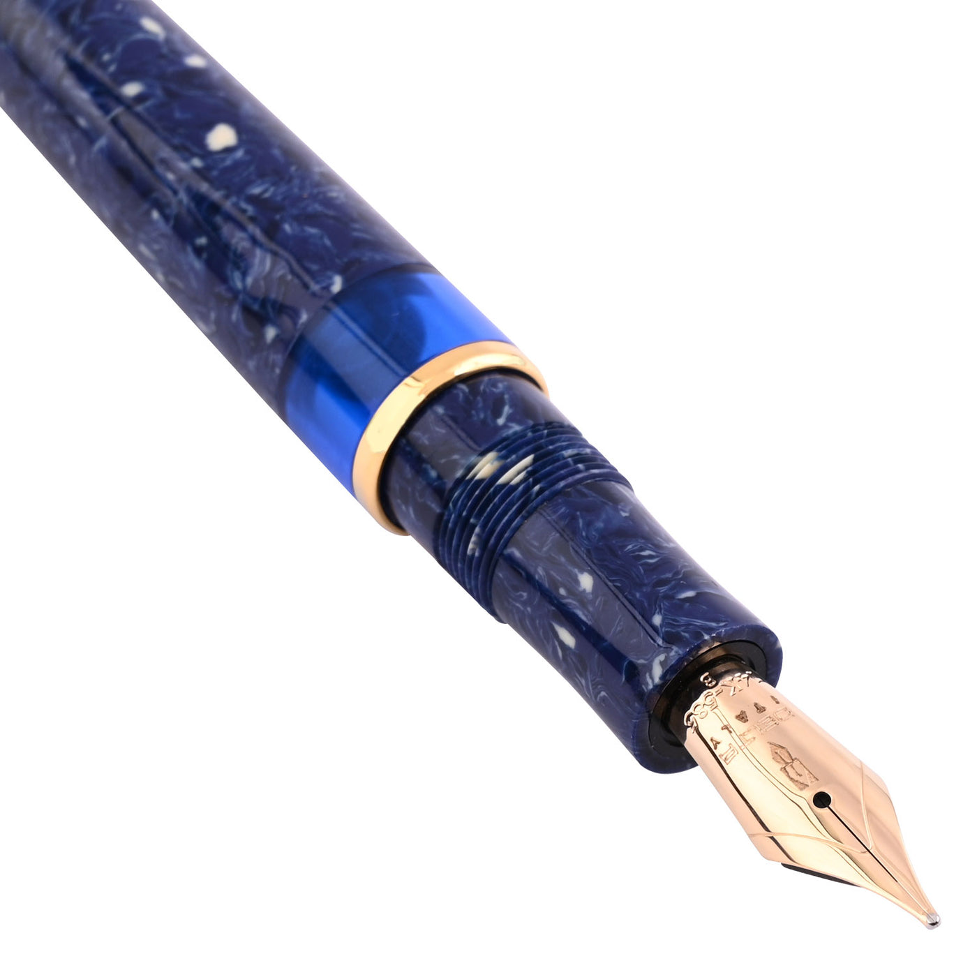 Delta Lapis Blue GT Celluloid Limited Edition Fountain Pen 2