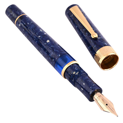 Delta Lapis Blue GT Celluloid Limited Edition Fountain Pen 3
