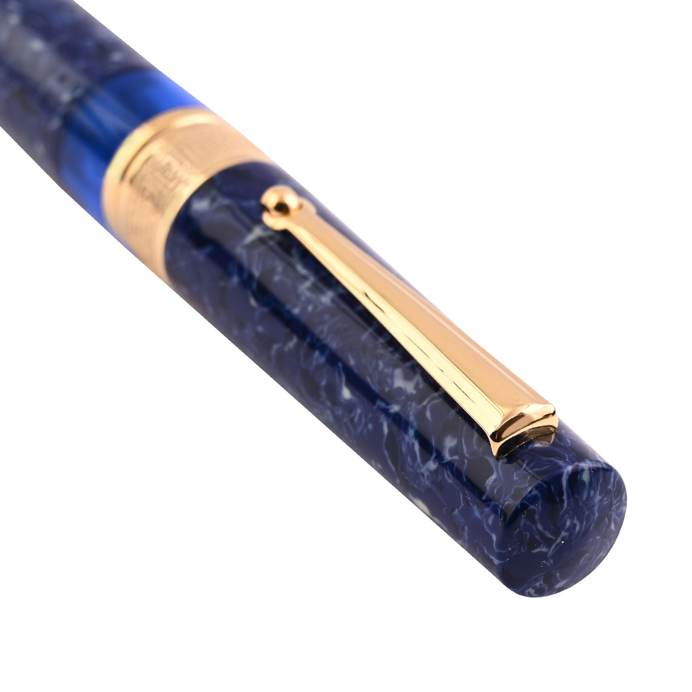 Delta Lapis Blue GT Celluloid Limited Edition Fountain Pen 6