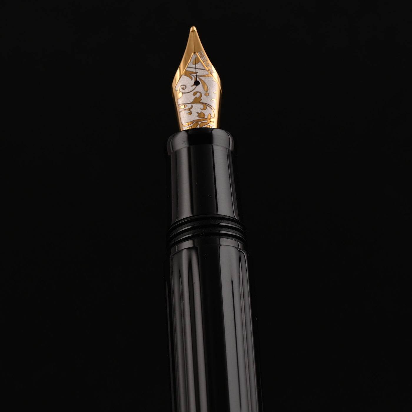 Delta Bio+16 14K Gold Fountain Pen - Black GT 11