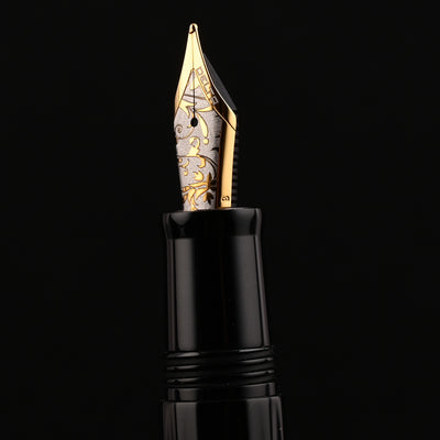 Delta Bio+16 14K Gold Fountain Pen - Black GT 12