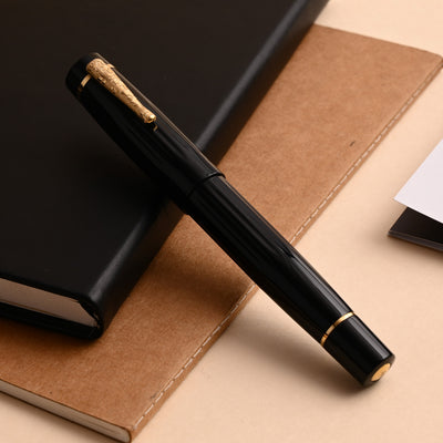 Delta Bio+16 14K Gold Fountain Pen - Black GT 14