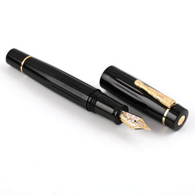 Delta Bio+16 14K Gold Fountain Pen - Black GT 3