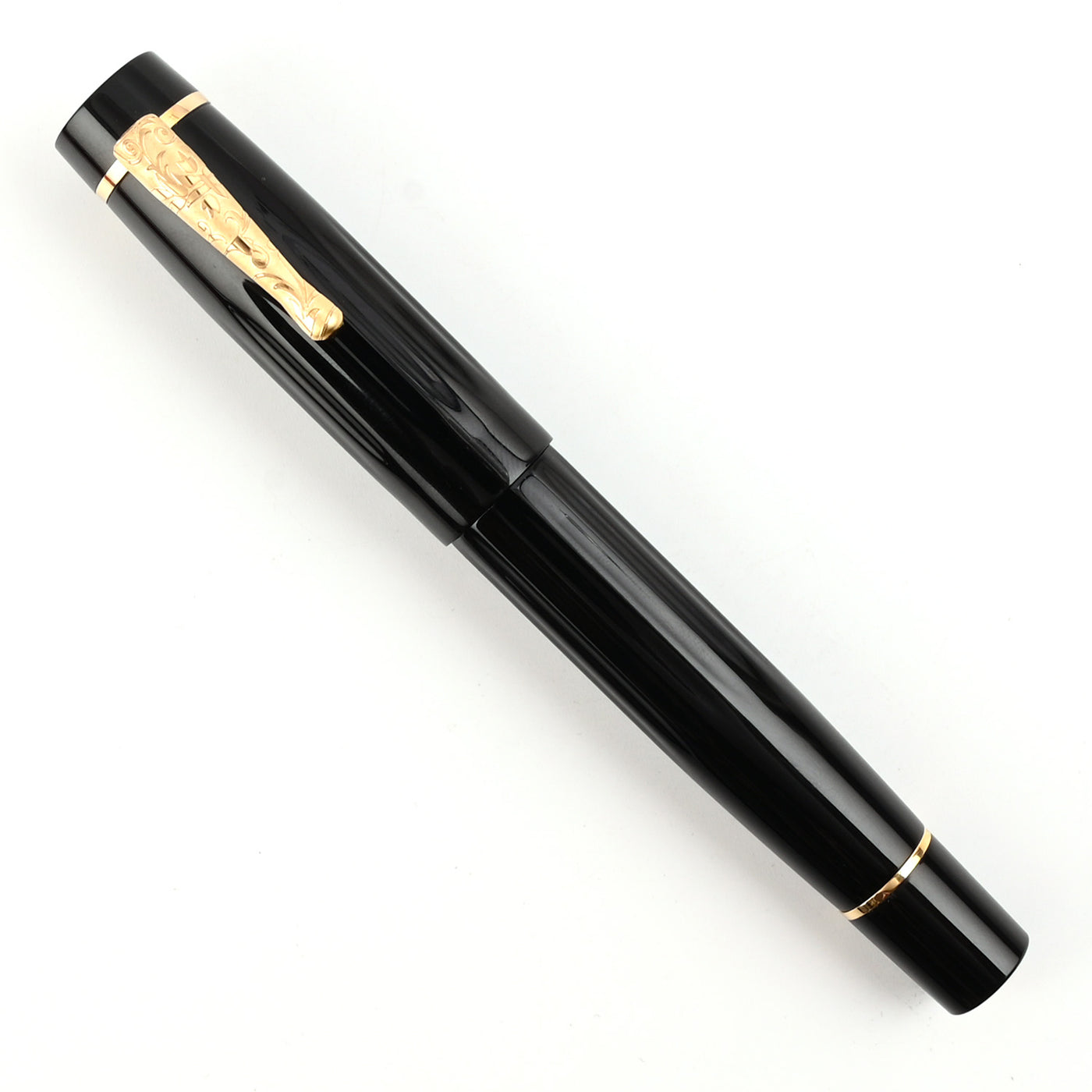 Delta Bio+16 14K Gold Fountain Pen - Black GT 8