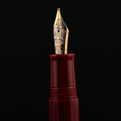 Delta Bio+16 14K Gold Fountain Pen - Coral GT 12