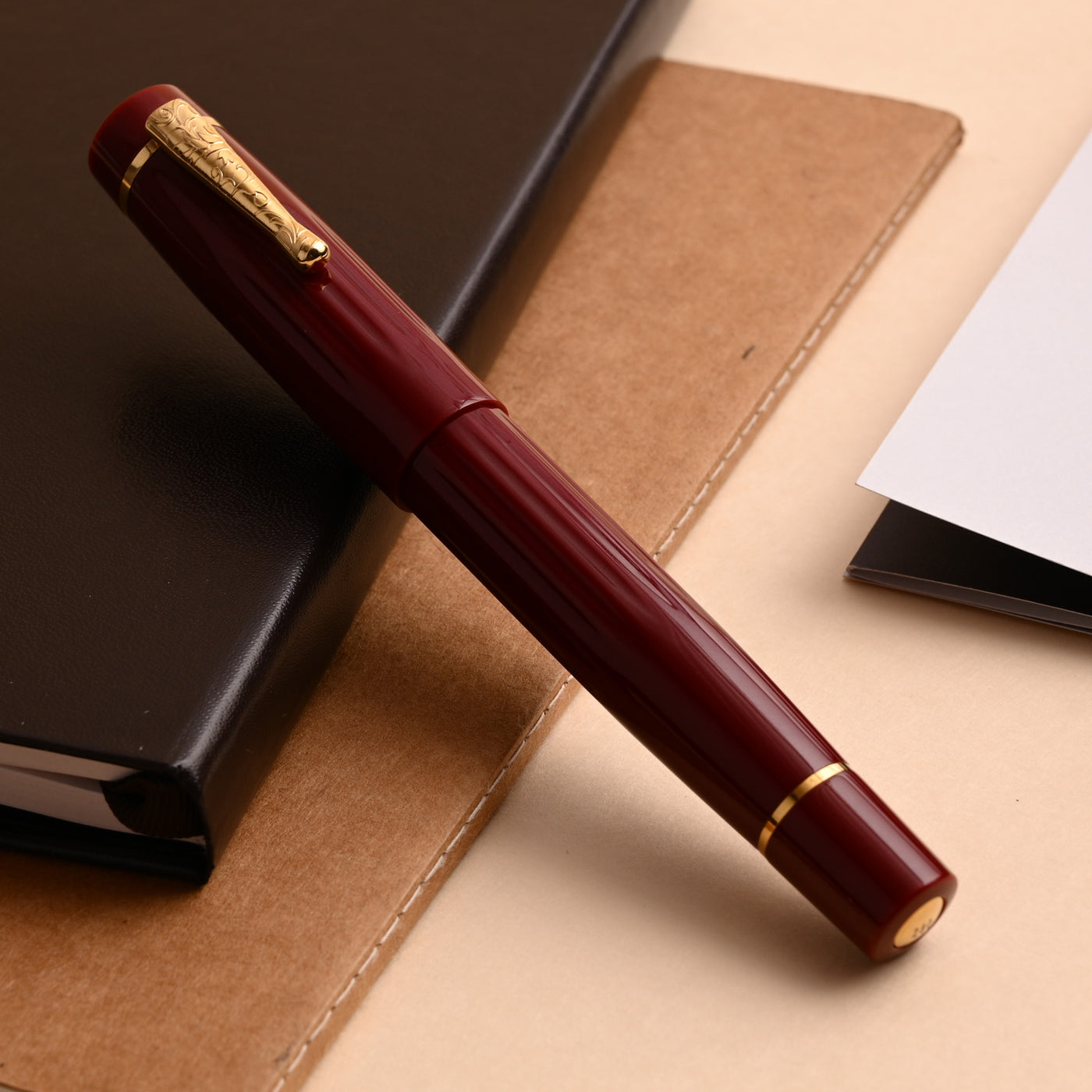 Delta Bio+16 14K Gold Fountain Pen - Coral GT 14