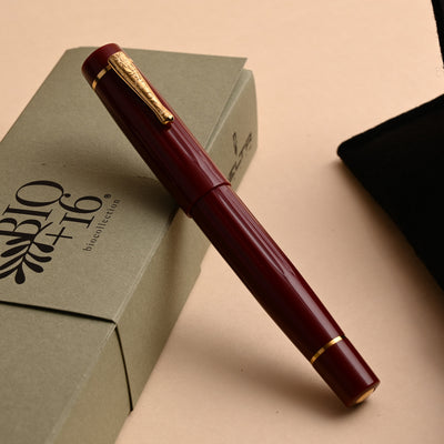 Delta Bio+16 14K Gold Fountain Pen - Coral GT 15