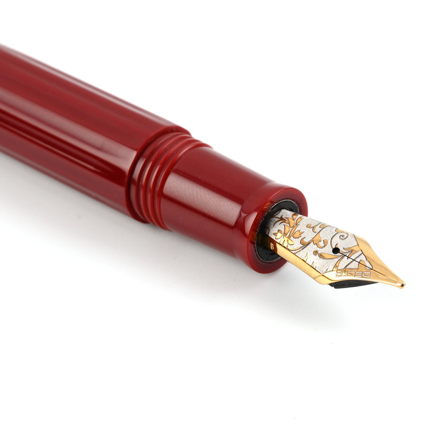 Delta Bio+16 14K Gold Fountain Pen - Coral GT 4