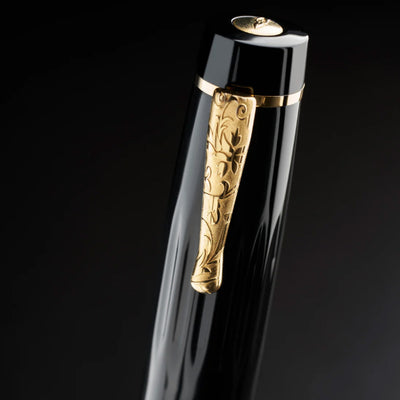 Delta Bio+16 14K Gold Fountain Pen - Black GT