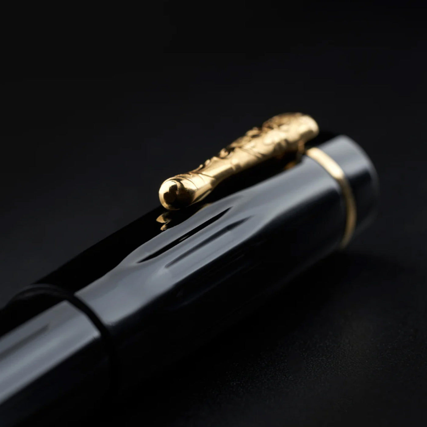 Delta Bio+16 14K Gold Fountain Pen - Black GT