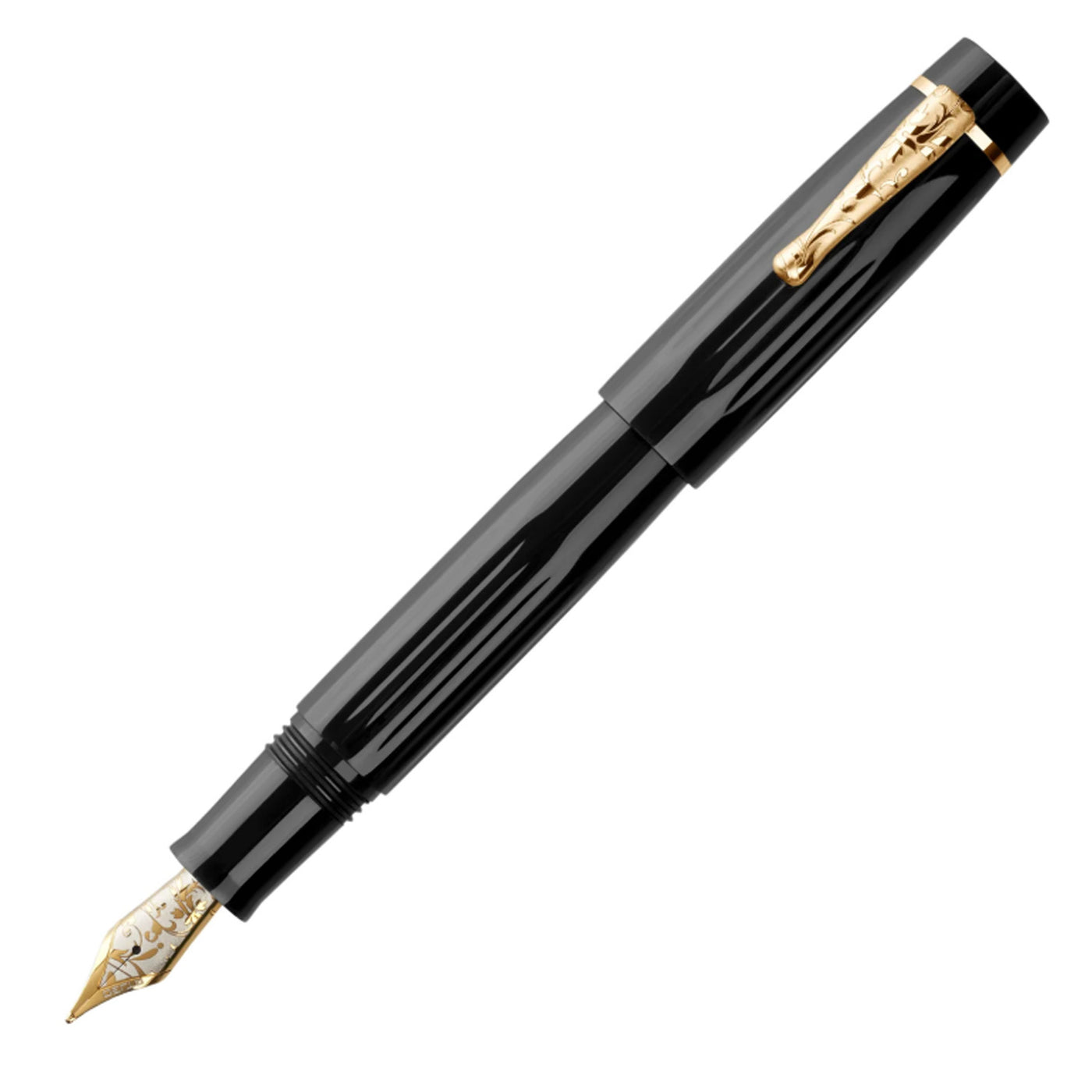 Delta Bio+16 Fountain Pen - Black GT