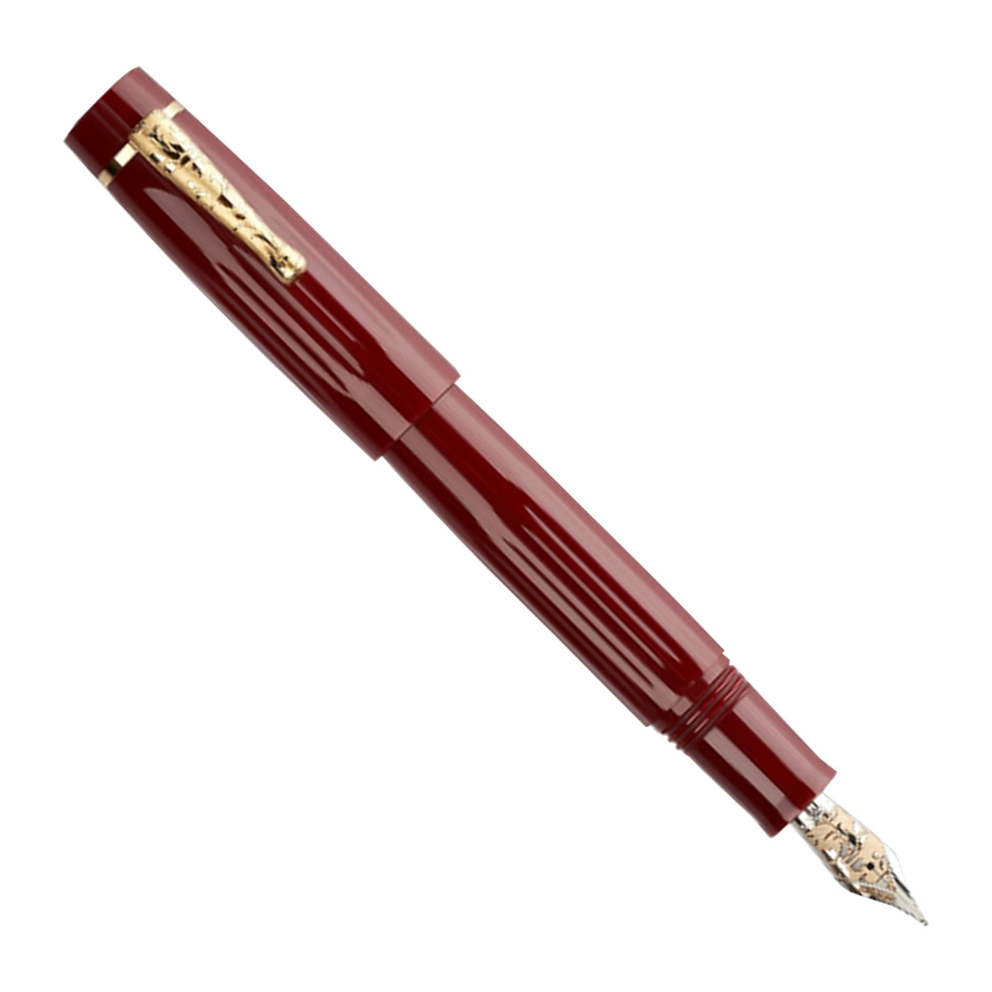 Delta Bio+16 No. 8 14K Gold Fountain Pen - Coral GT 2