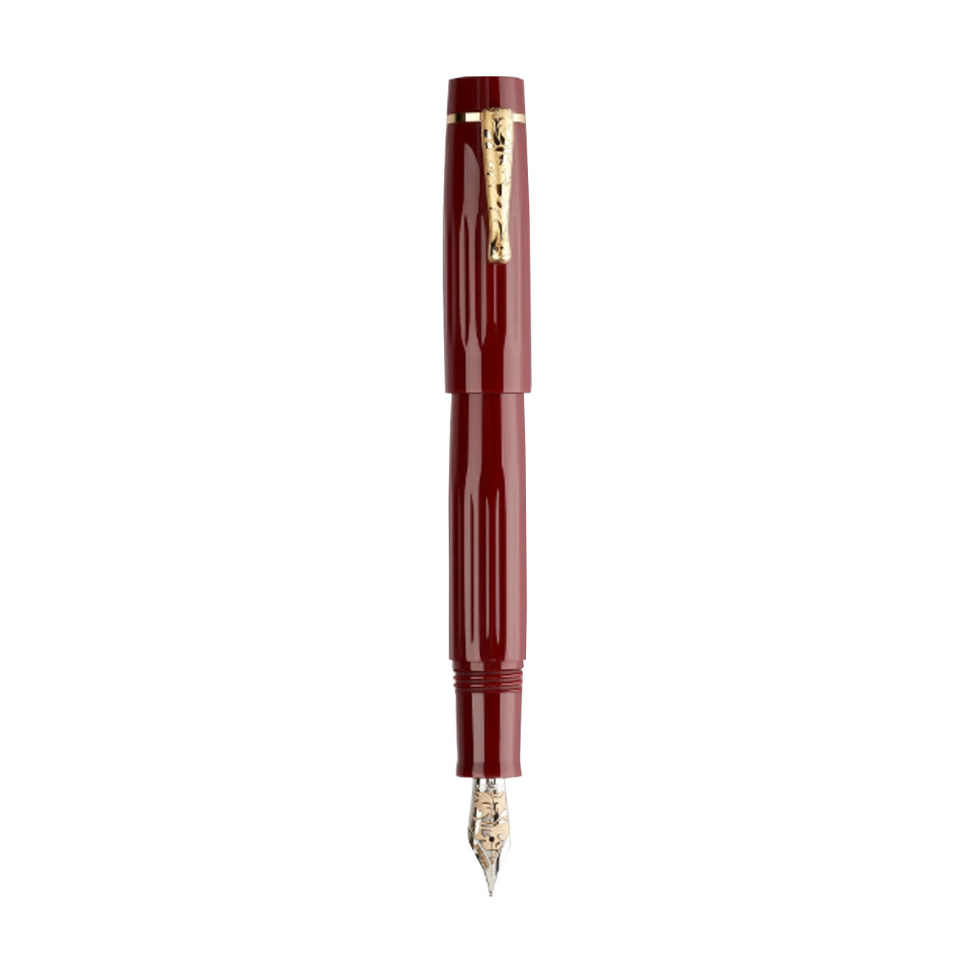 Delta Bio+16 No. 8 14K Gold Fountain Pen - Coral GT 3