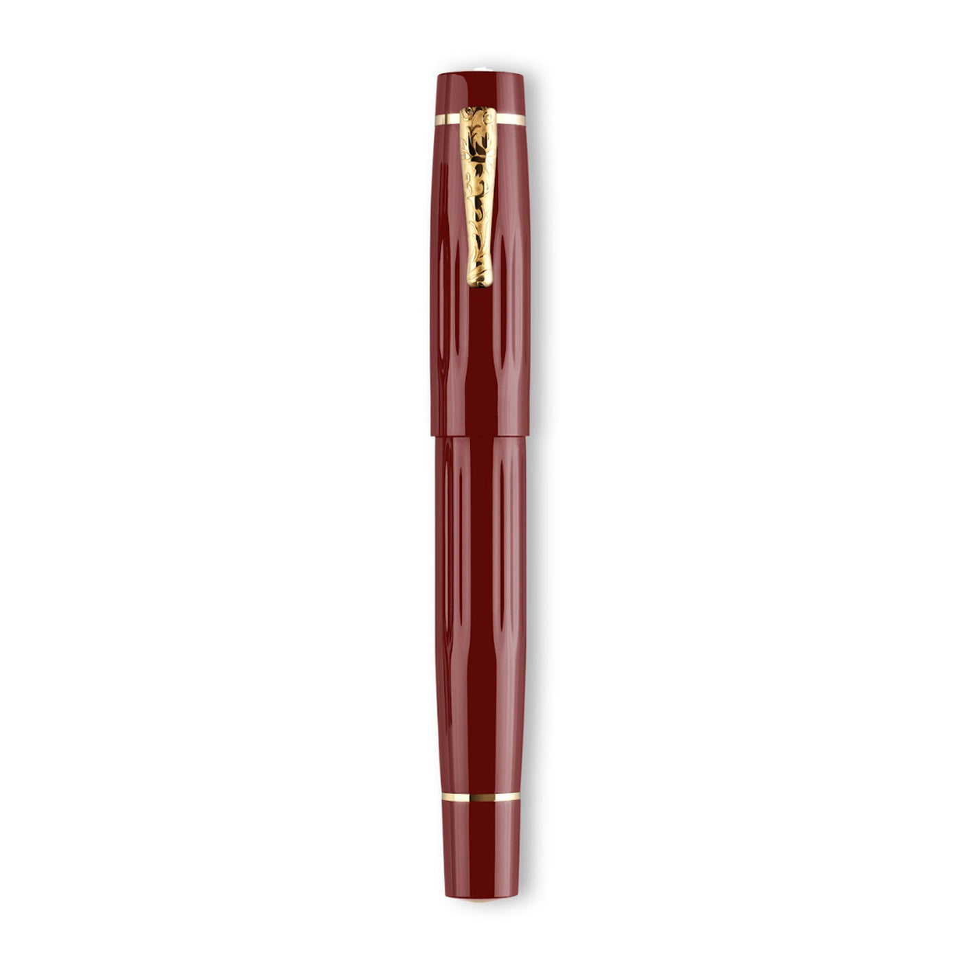 Delta Bio+16 No. 8 14K Gold Fountain Pen - Coral GT 6