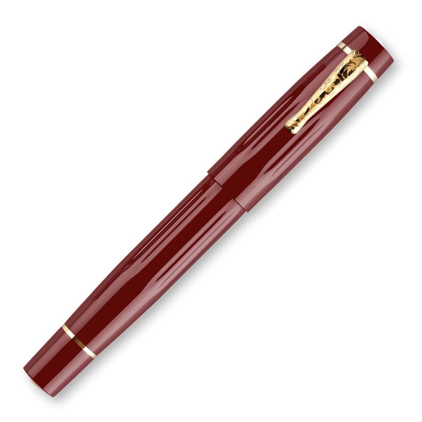 Delta Bio+16 No. 8 14K Gold Fountain Pen - Coral GT 7