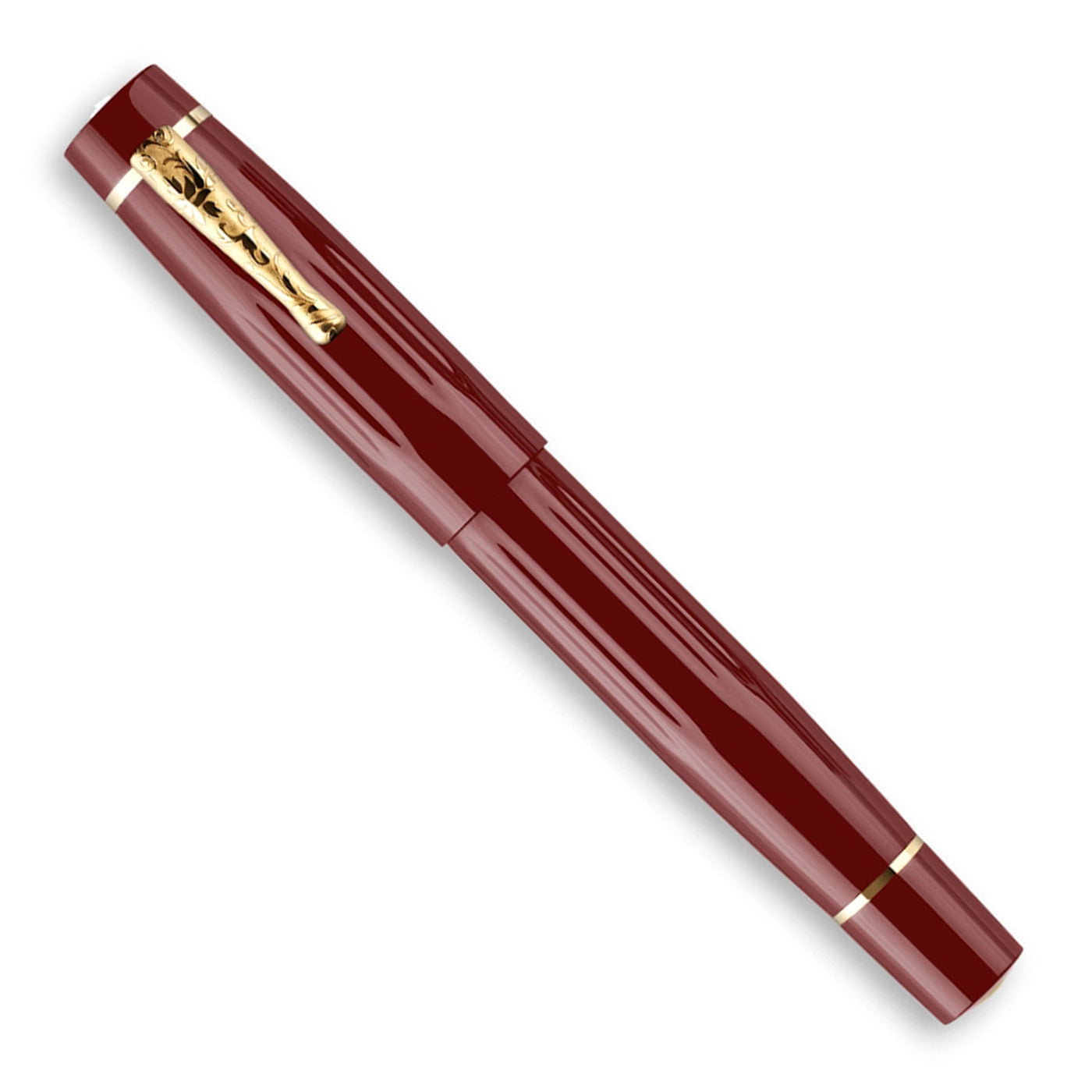 Delta Bio+16 No. 8 14K Gold Fountain Pen - Coral GT 8