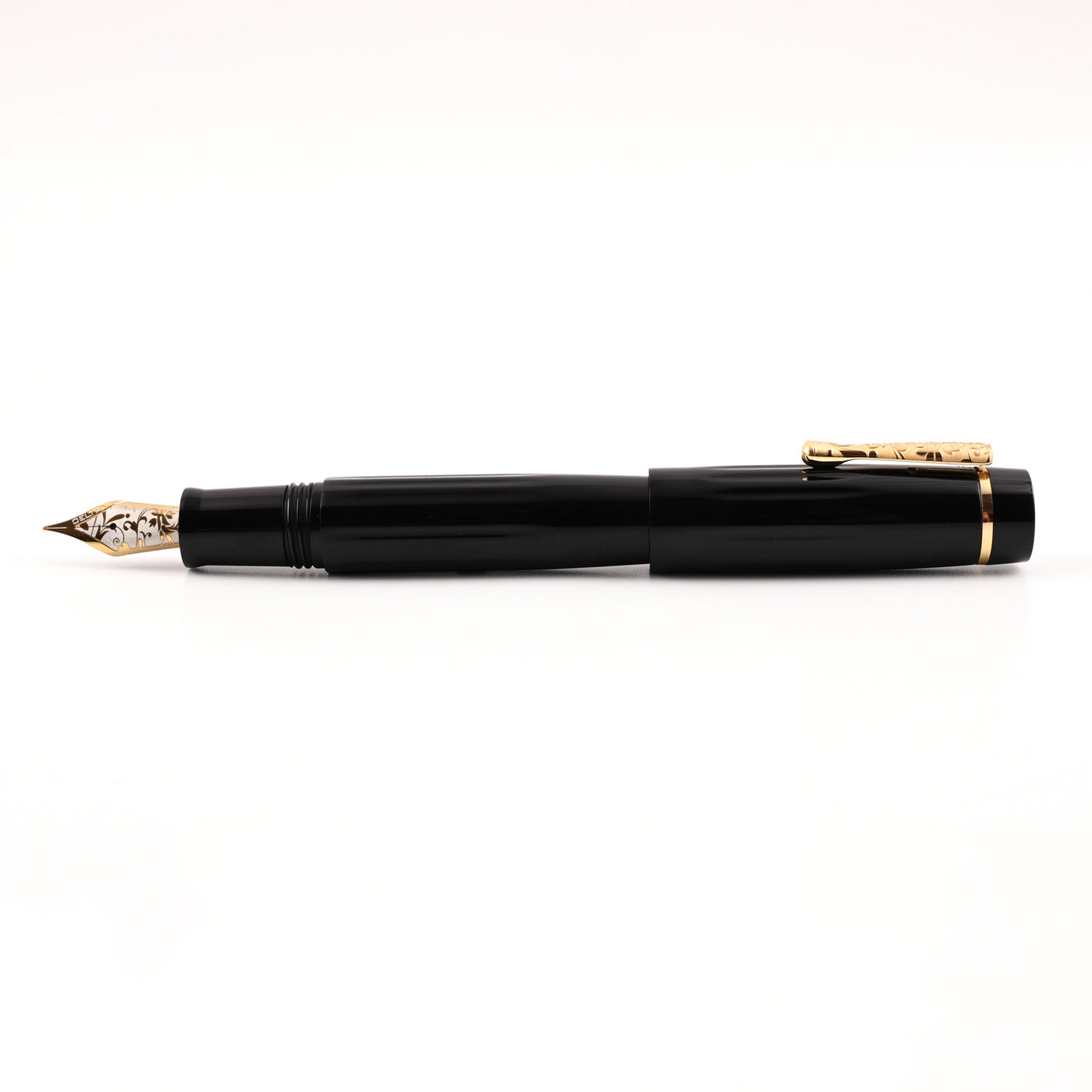 Delta Bio+16 No. 8 14K Gold Fountain Pen - Black GT 7