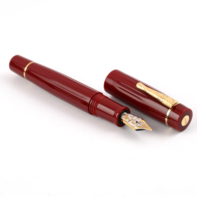 Delta Bio+16 No. 8 14K Gold Fountain Pen - Coral GT 3