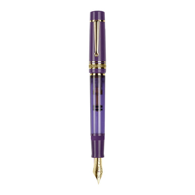 Delta Mid Size Plus Limited Edition No.8 Fountain Pen - Majestic Purple GT 4