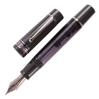 Delta Mid Size Plus Limited Edition No.8 Fountain Pen - Prestige Grey RT 1