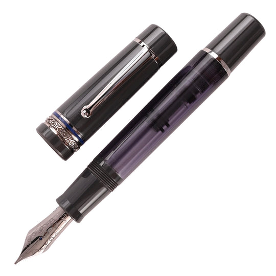Delta Mid Size Plus Limited Edition No.8 Fountain Pen - Prestige Grey RT