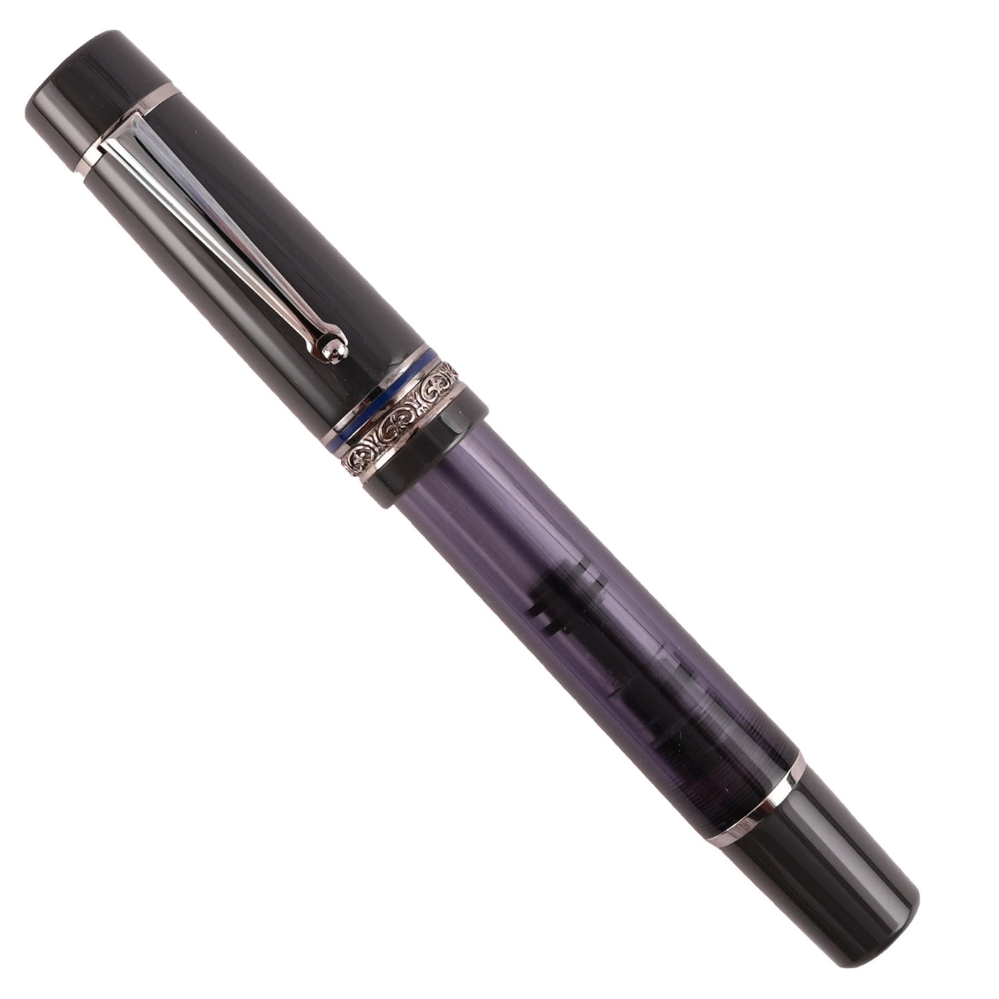 Delta Mid Size Plus Limited Edition No.8 Fountain Pen - Prestige Grey RT 5