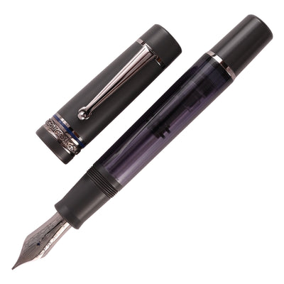 Delta Mid Size Plus Limited Edition No.8 Fountain Pen - Prestige Matte Grey RT 1