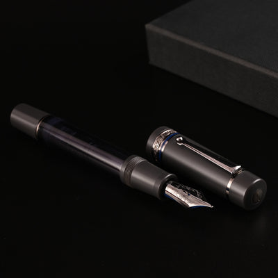 Delta Mid Size Plus Limited Edition No.8 Fountain Pen - Prestige Matte Grey RT 6