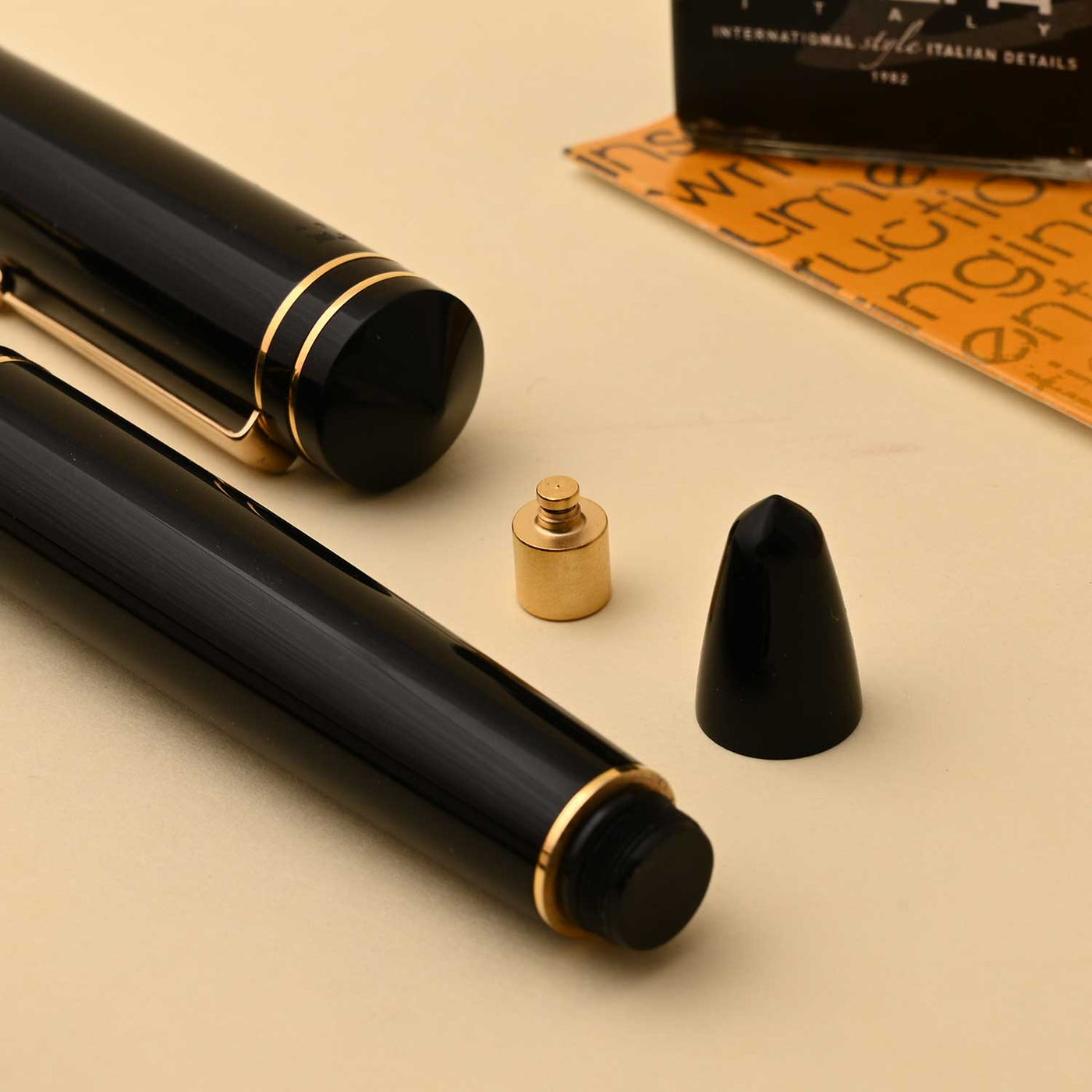 Delta Write Balance Fountain Pen - Black GT 10