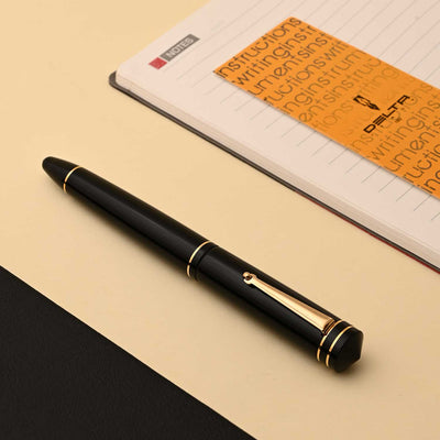 Delta Write Balance Fountain Pen - Black GT 13