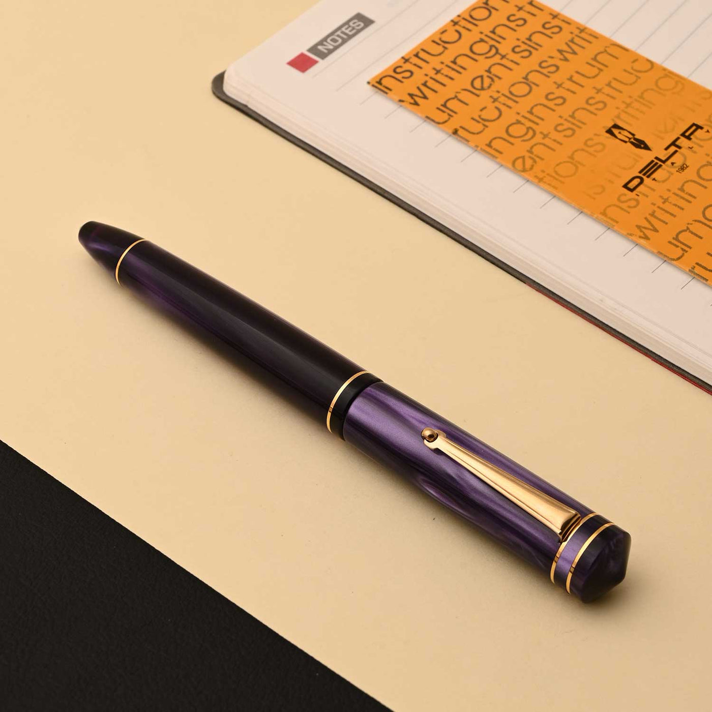 Delta Write Balance Fountain Pen - Purple GT 11