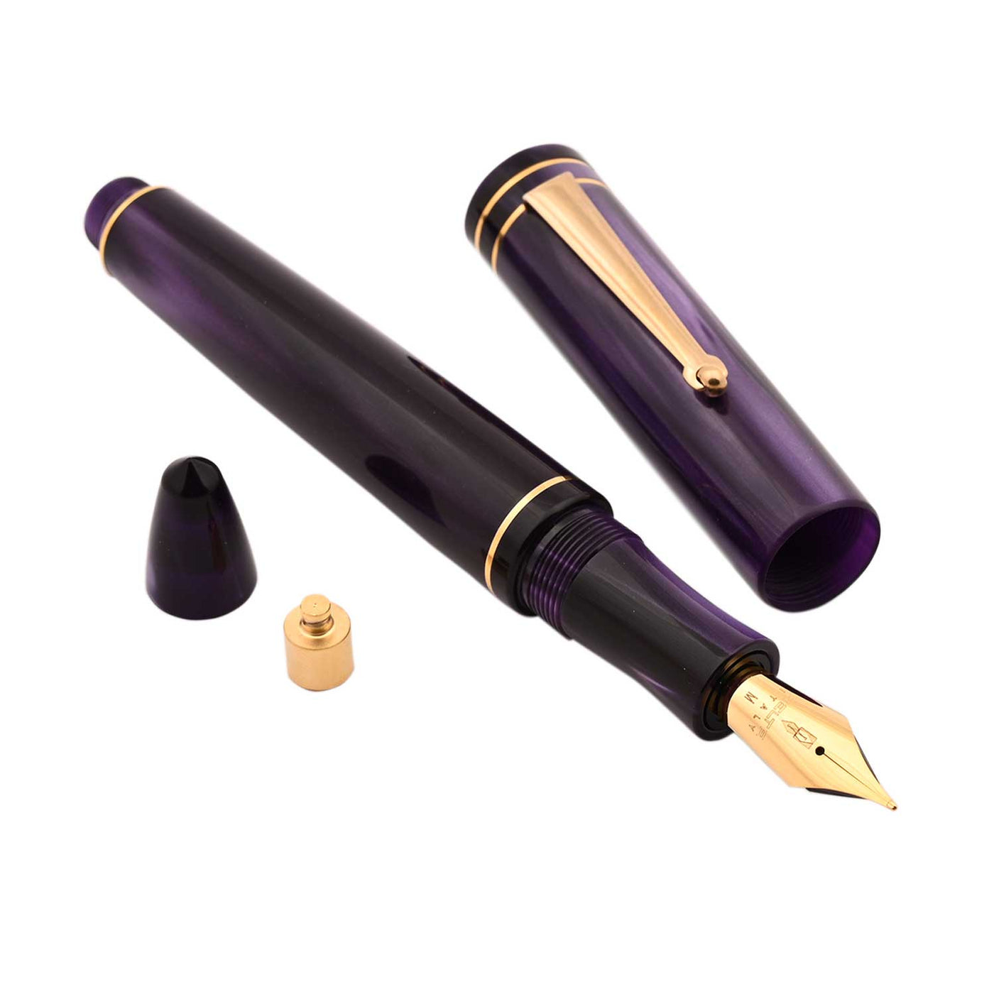 Delta Write Balance Fountain Pen - Purple GT 4