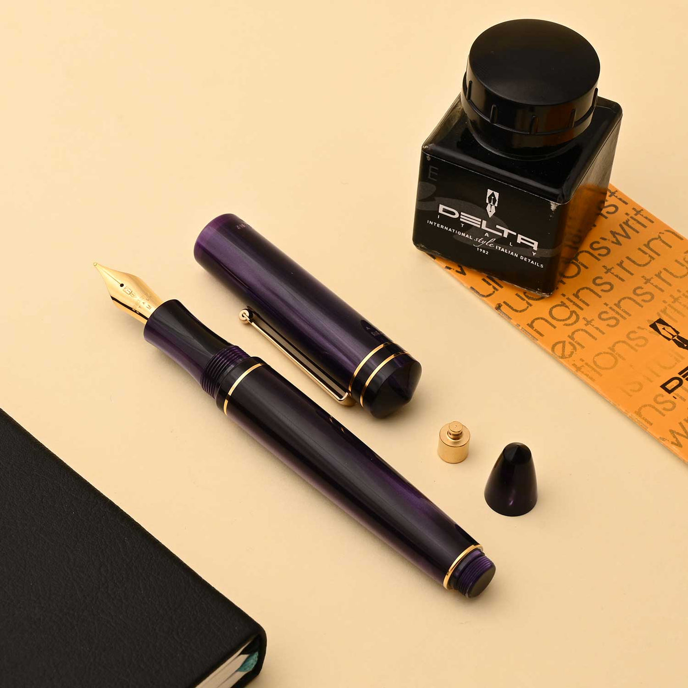 Delta Write Balance Fountain Pen - Purple GT 8